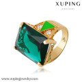 13719 Xuping gold plated rings with big stone